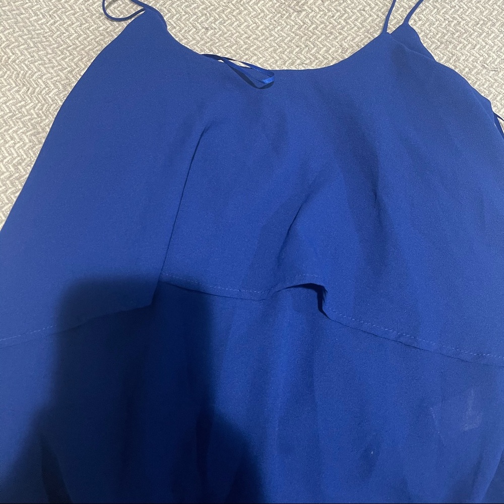 Paper Crane blue blouse